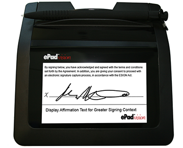 ePadLink - ePad-vision Signature Pad